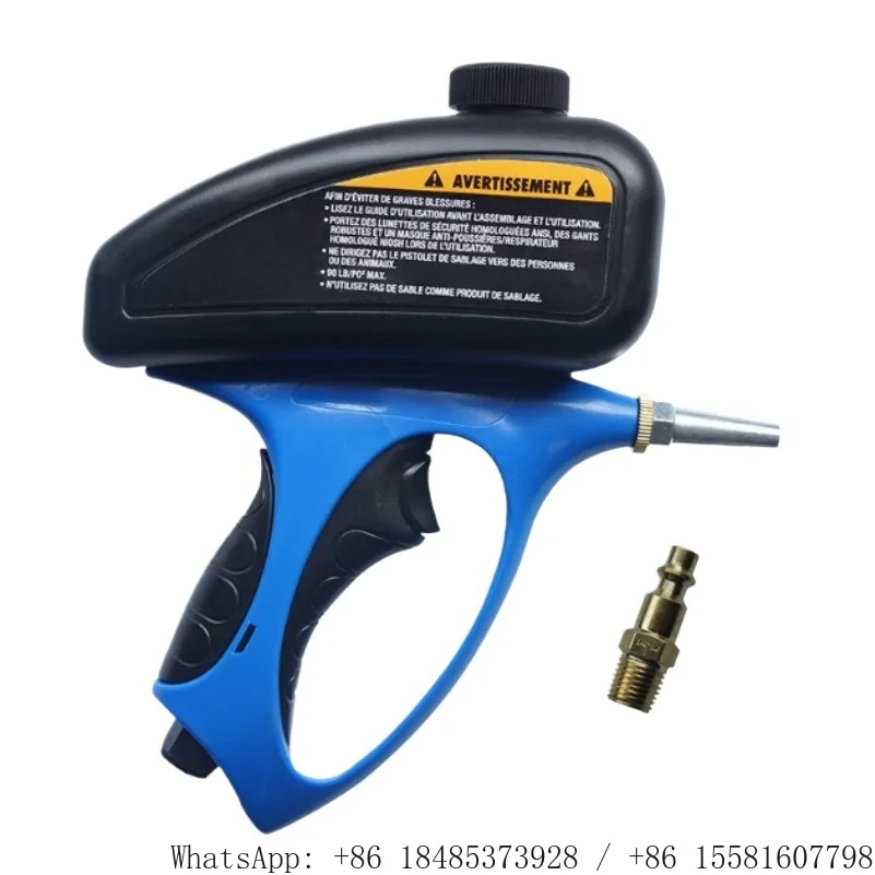 Glass sandblasting gun rust proof sandblasting gun small nozzle pneumatic