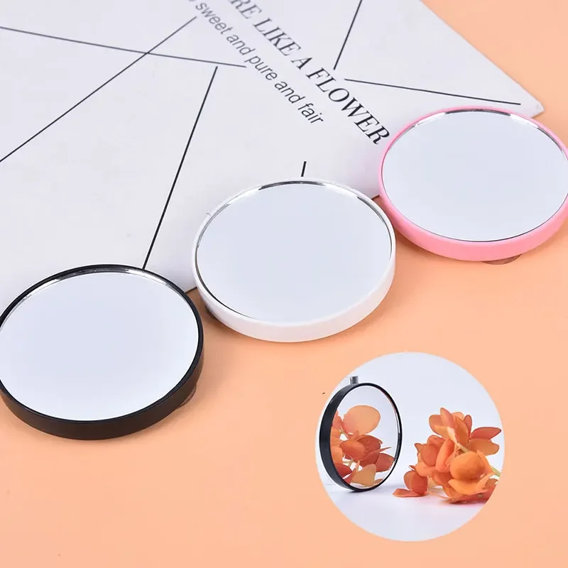 5x/10x Magnification Mirror with Suction Cup Blackhead Magnifying Mirror for Bathroom Portable Makeup Round Mirror