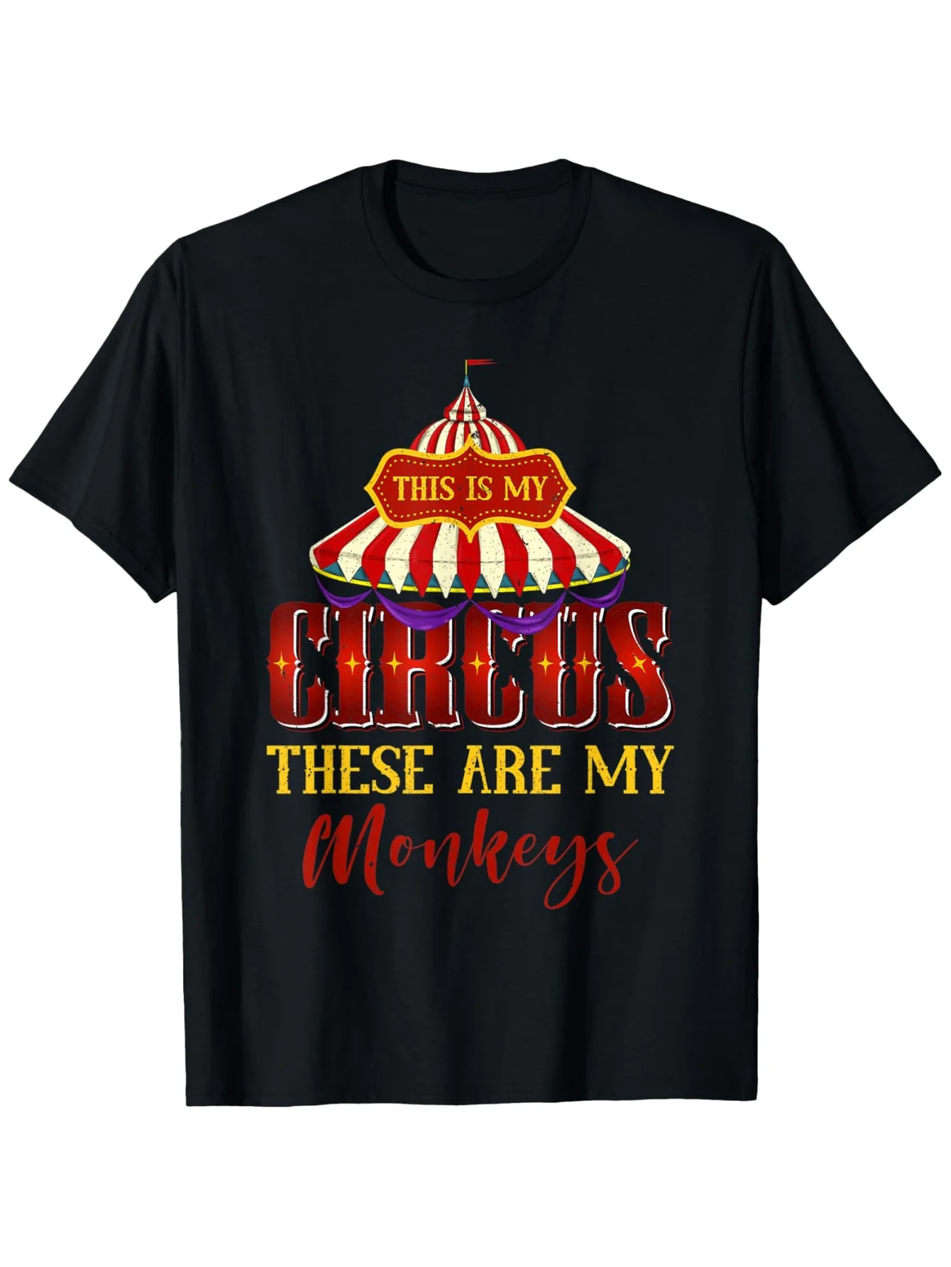 

Circus Artist Carnie T-Shirt - 100% Cotton, S-XXXL, Black, Costume Party Gift for Men Women
