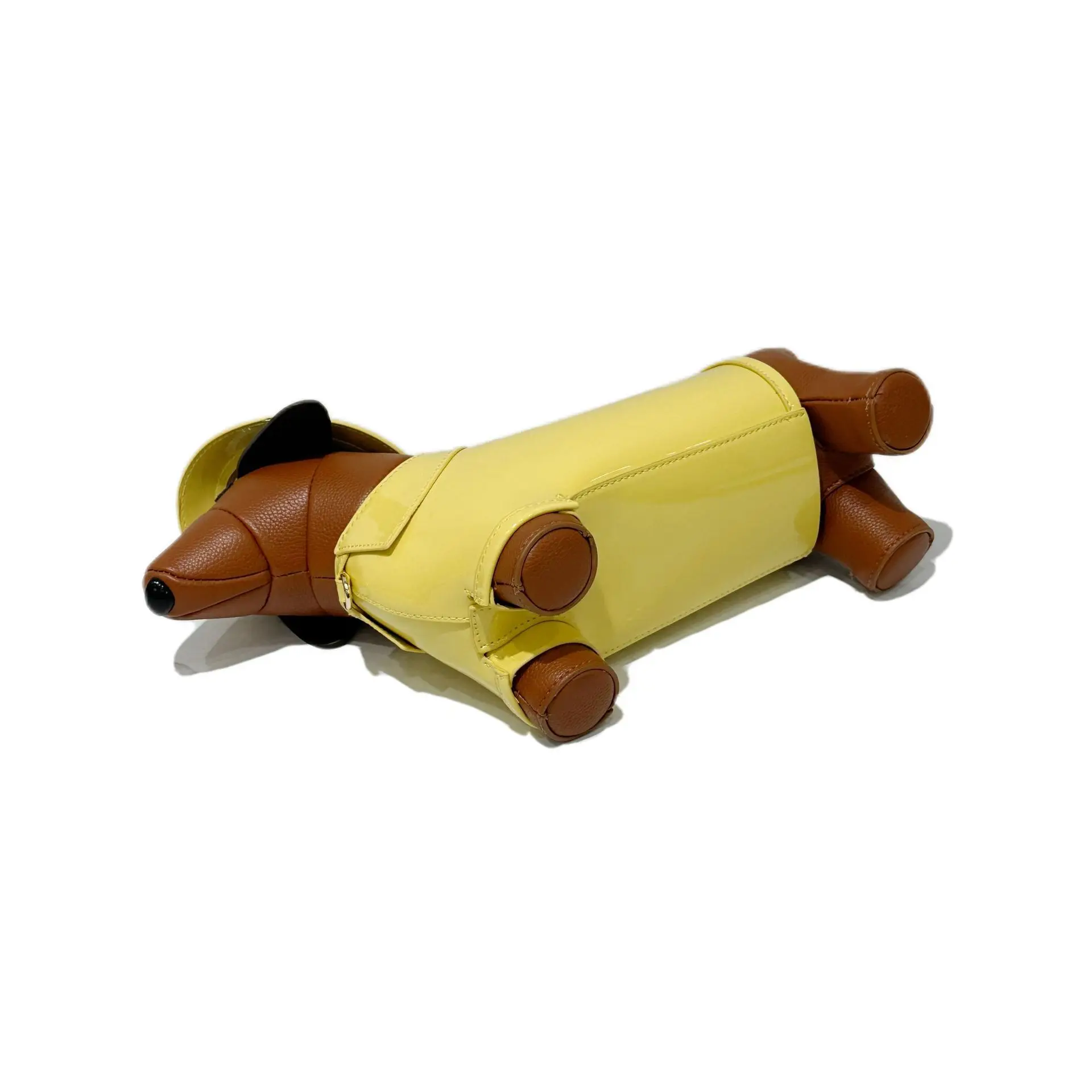 Cute Dachshund Crossbody Bag - Women's PU Leather Shoulder Bag