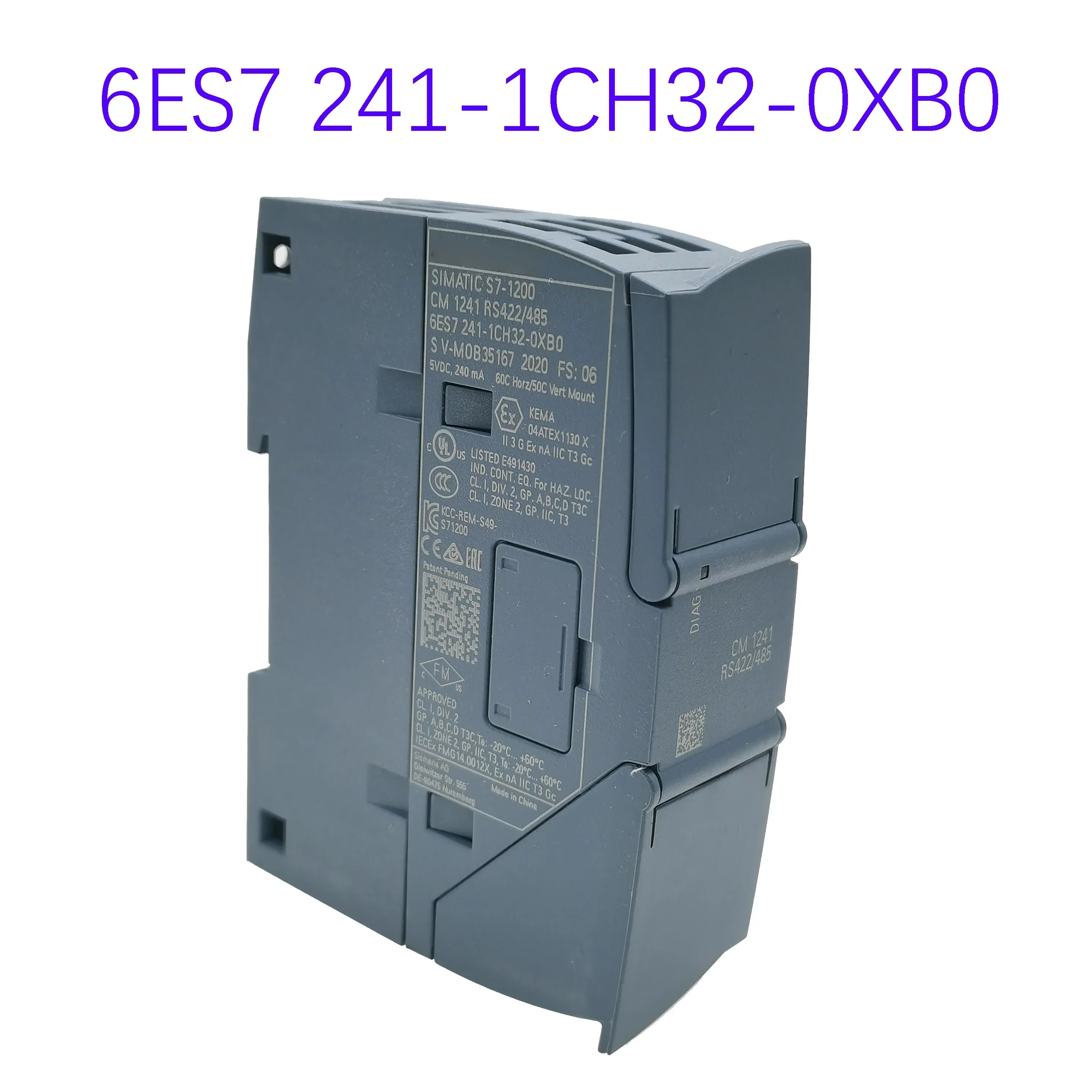 

Новый оригинальный 6ES7 241-1CH32-0XB0 6ES7 241 1CH32 0XB0 6ES72411CH320XB0 Spot