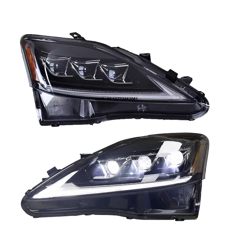 

2 Pieces for IS Headlamps 2006-2012 IS250 300 Upgrade New LED Head Light Turn Signals Front IS Series Accessories