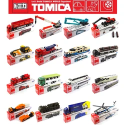 Takara Tomy Tomica Long Type Diecast Truck Car Model Toy Simulation Vehicle Mobile Machinery Shop Gifts for Boys Children