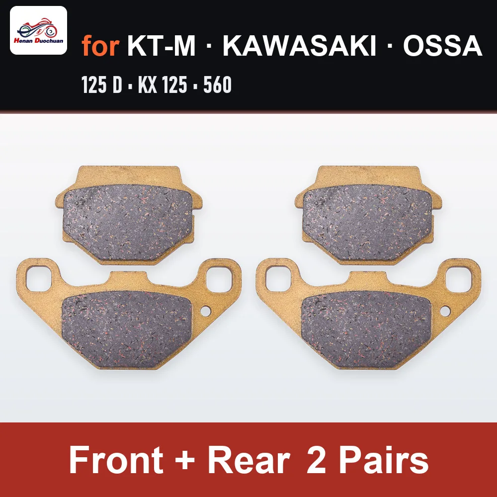 Front Rear Brake Pads for KT/M KAWASAKI OSSA 125 D D XC E XC E GS 125 EXC 125 125 D XC E XC E GS 250 EXC EGS 250 250 ATV Quad