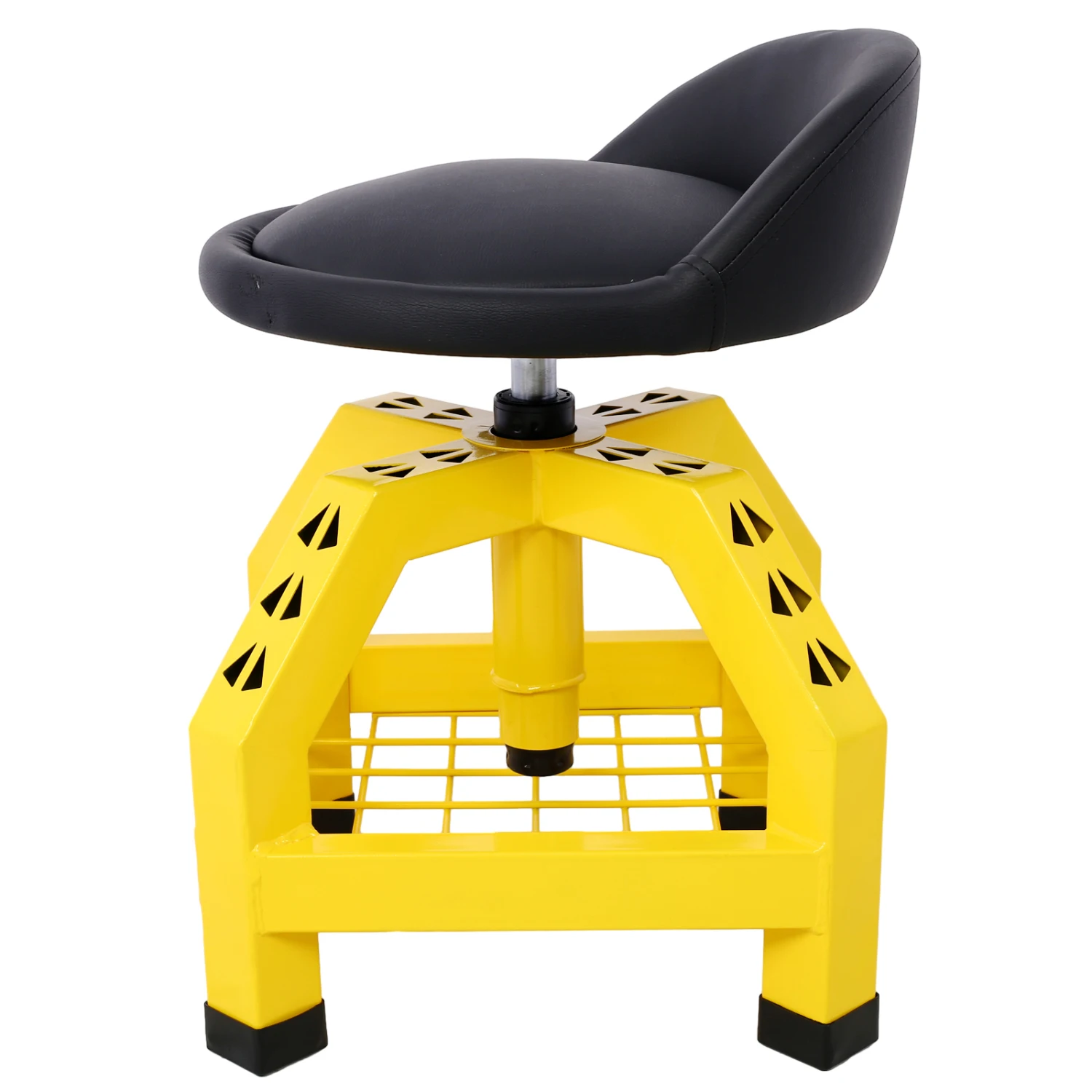 Pneumatic 360 Degree Swivel Stool, Mechanics Rolling Creeper Seat, Heavy Duty Rolling Mechanics Stool, Shop Stool with Casters y