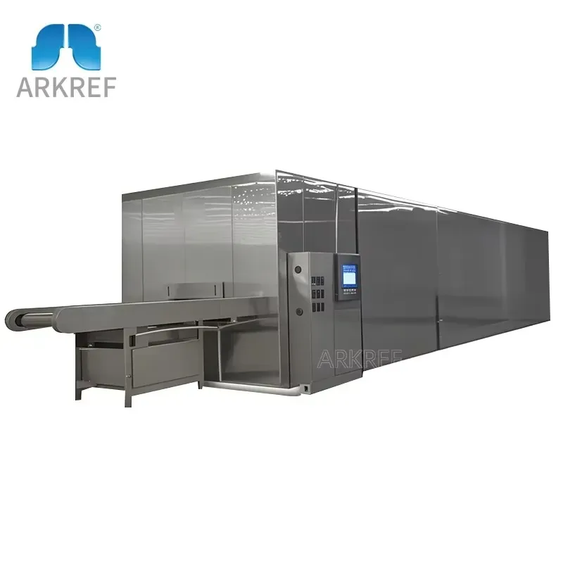 Hot Sale Automatic Blast Freezer Compressor Quick IQF Tunnel Freezer for Meat Seafood Vegs Machine