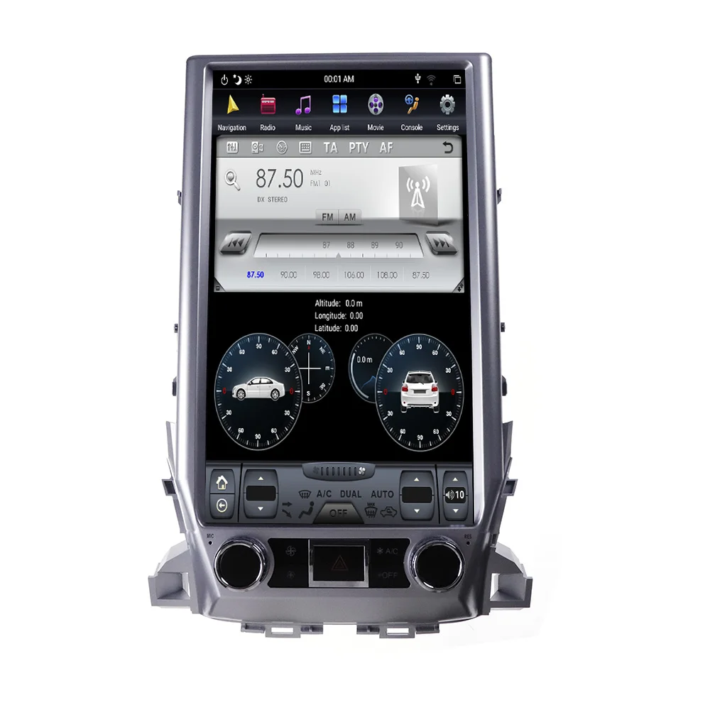 

13.6" Car Radio Android 11 Screen For Toyota Land Cruiser 200 LC300 2016-2020 GPS Carplay Navigation Multimedia Video Player