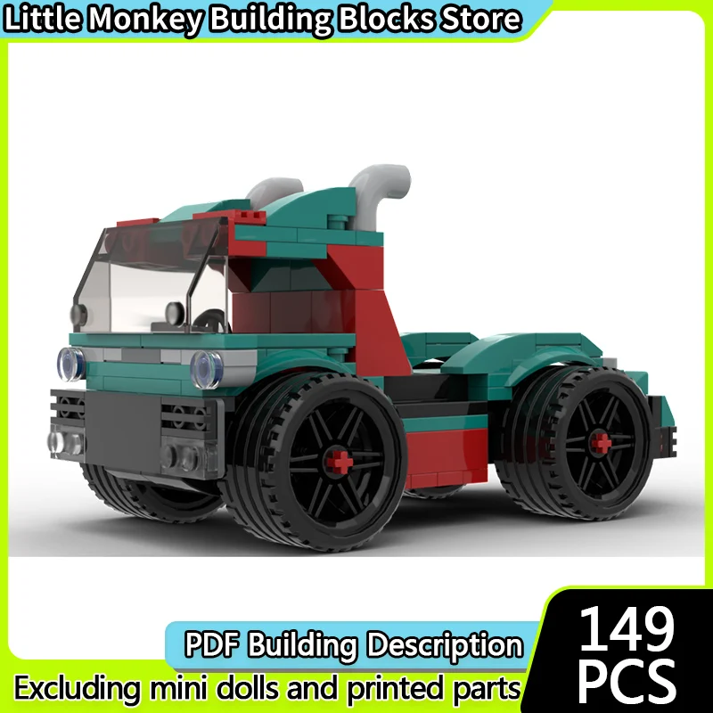 

Speed Racing Car Model MOC Building Bricks Classic Transport Truck Modular Technology Children Holiday Gifts Assemble Toys Suit