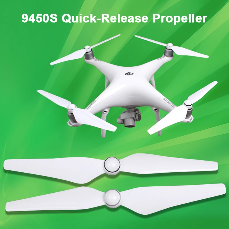 

1Pairs 9450S Quick Release Propeller for DJI Phantom 4 Replacement Props Blade Wing Fans Spare Parts Easy Install Accessories