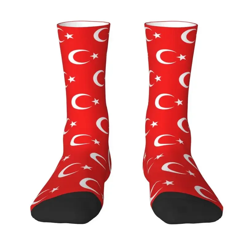 Y2K Flag Of Turkey Dress Men Women Warm Funny Novelty Turkish Proud Crew Socks