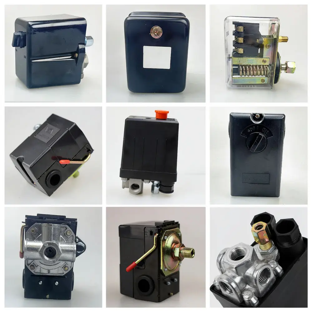 Reliable Air Compressor Pressure Switch Assembly Auto Shut Off Regulator For WEIHE Pneumatic Pump Control Unit