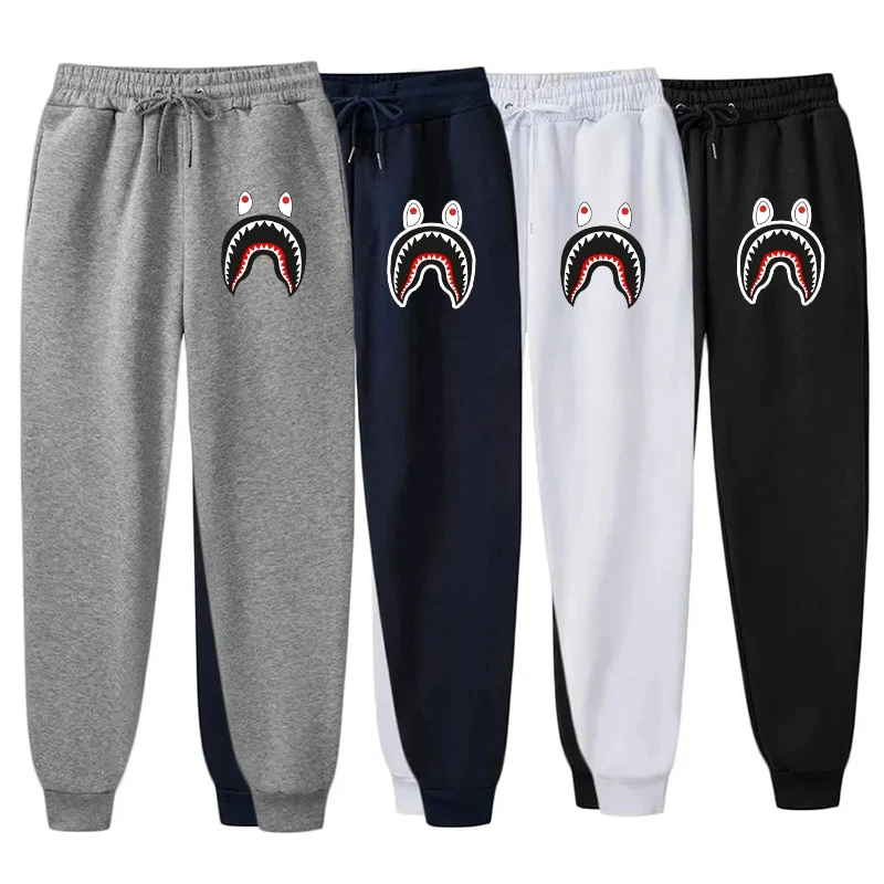 Grappige Cartoon Bedrukt Pluche Broek Dik En Warm Veelzijdig Mode Sportenherfst En Winter Nieuw