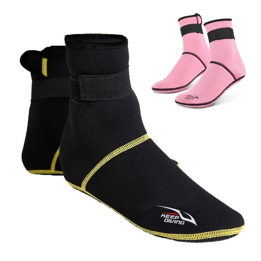 Diving Socks 3mm Neoprene Beach Water Socks Thermal Wetsuit Boots Anti Slip Diving Socks for Rafting Snorkeling Sailing Swimming