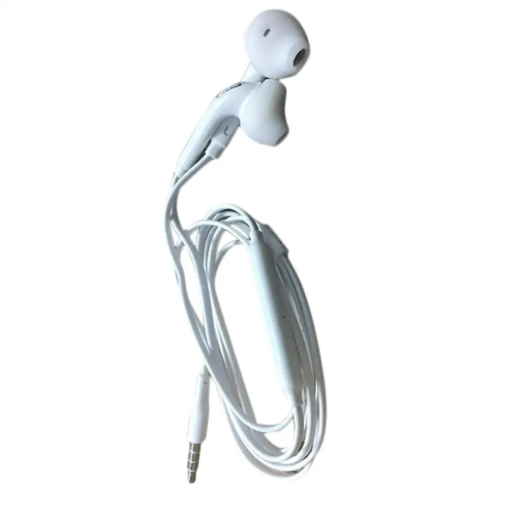 Earphone In-ear 2-4 Pak, Headset kontrol kawat Universal untuk Galaxy