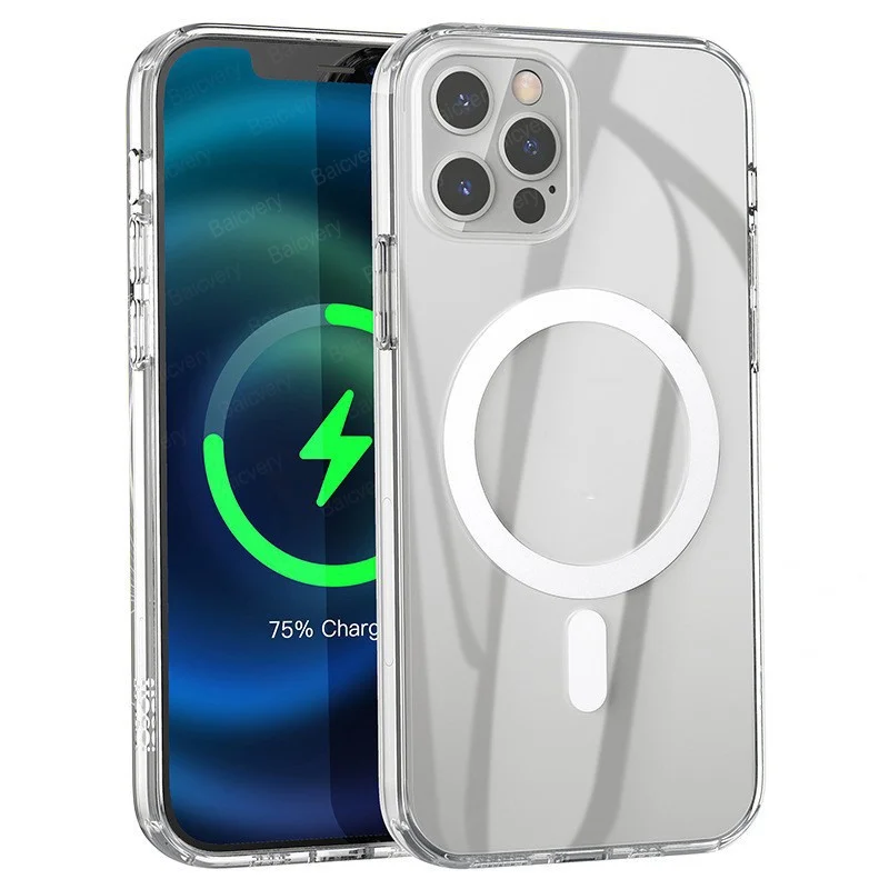 Shockproof Clear Silicone Case for infinix NOTE 40 PRO 4G/5G / NOTE 40 PRO+ 5G Funda Coque with Magnetic Charging Wireless