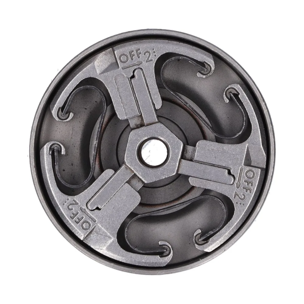 Silver Clutch Drum Bearing Kit Round Compact Oil Pump Worm Gear Easy to Install Metal for Husqvarna 61 66 162 266 268 272 XP