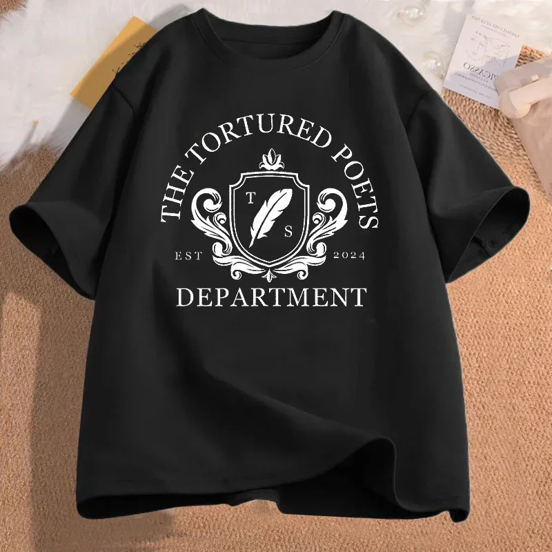 

Футболка The Tortured Poets Department Est 2025 для женщин и мужчин, футболка для повседневного концерта TTDP, футболка председателя, женская одежда, уличная одежда, топ