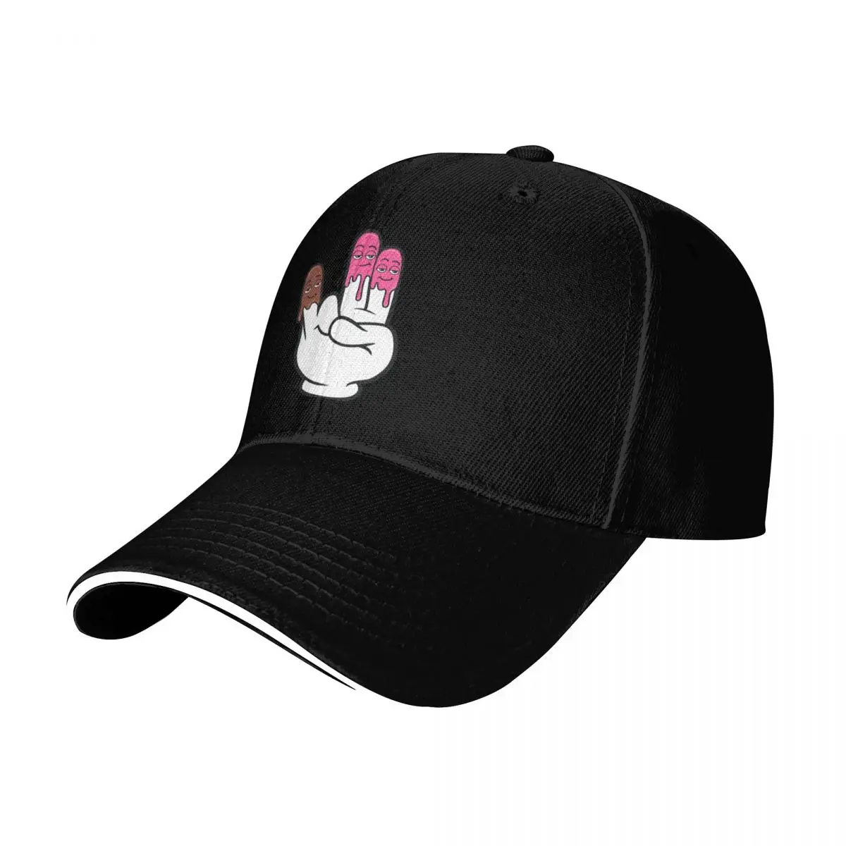 2 in the pink 1 in the stink shocker hand sign glove Baseball Cap Men Women Casual Summer Sport Sun Cap