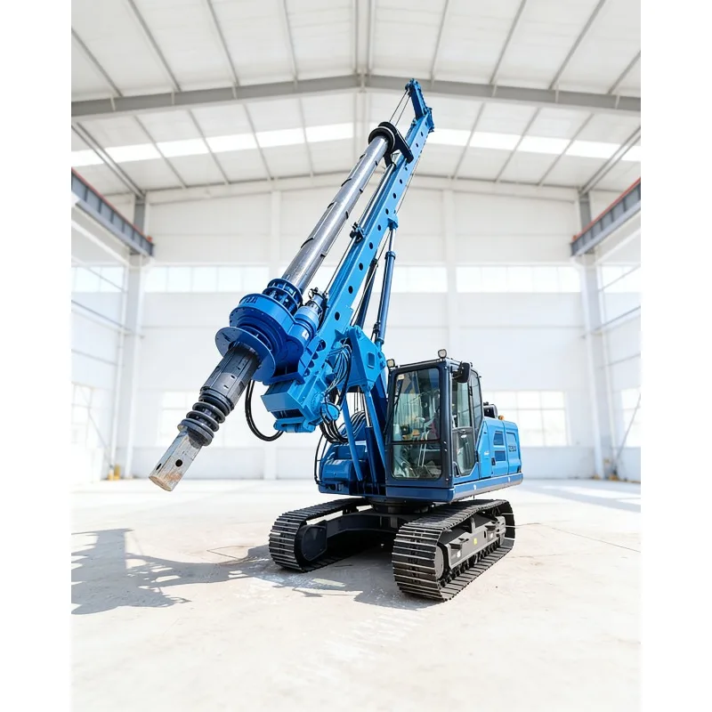 Automatic Feed Rotary Drilling Rig 1800mm Auger 60M Depth Hydraulic Piling Machine for Civil Engineering Foundation Piling Proje