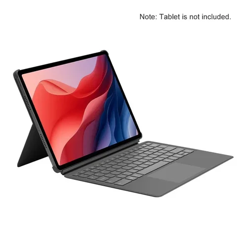 Imagen 2 del producto Lenovo Xiaoxin Pad Pro 12,7 2025 teclado magnético y soporte 2.a funda protectora unidad de seguimiento de almacenamiento con ranura para bolígrafo independiente