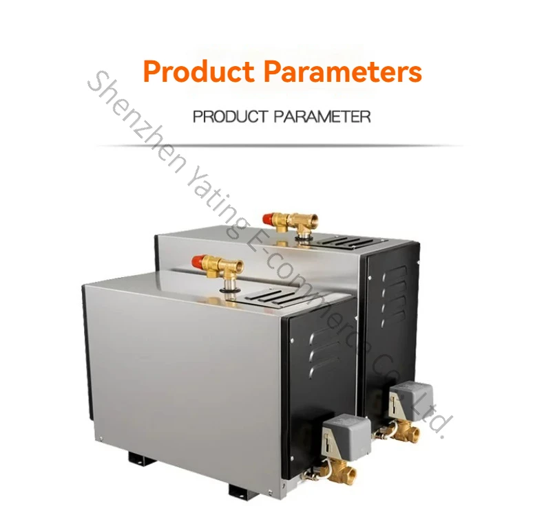 

380v 12KW Stainless Steel SteamGenerator Bathroom Steam Machine Sauna Steamer Room Steam Machine Automatic Drainage
