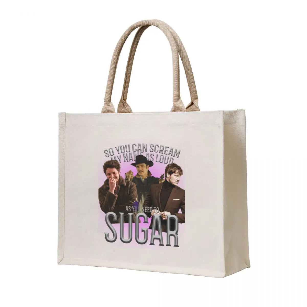 

Pedro Pascal T-Shirt Tote Bag bag for beach bag luxury women Women bags tote bags men