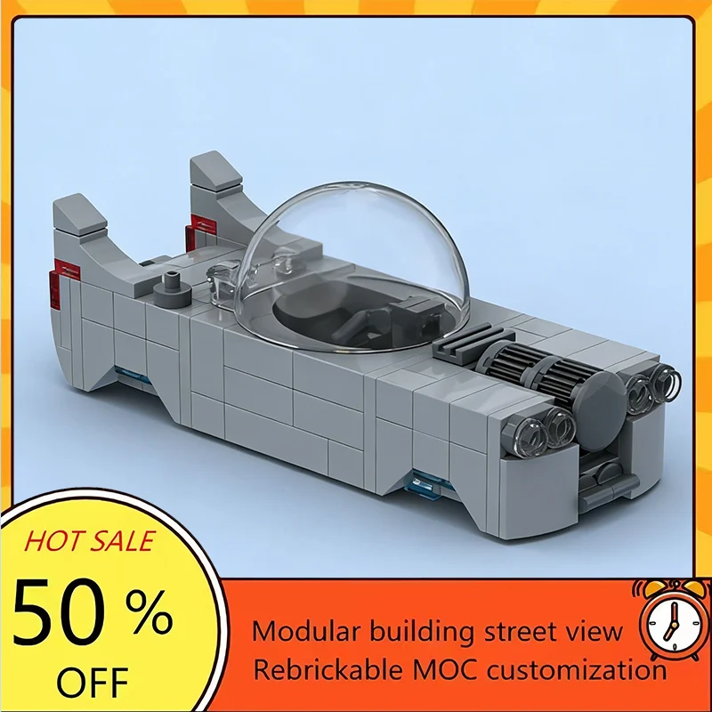 

145PCS Popular Space War Movie Model MOC Building Bricks Future Car Modular Technology Gifts Holiday Assemble Children Toy Suit