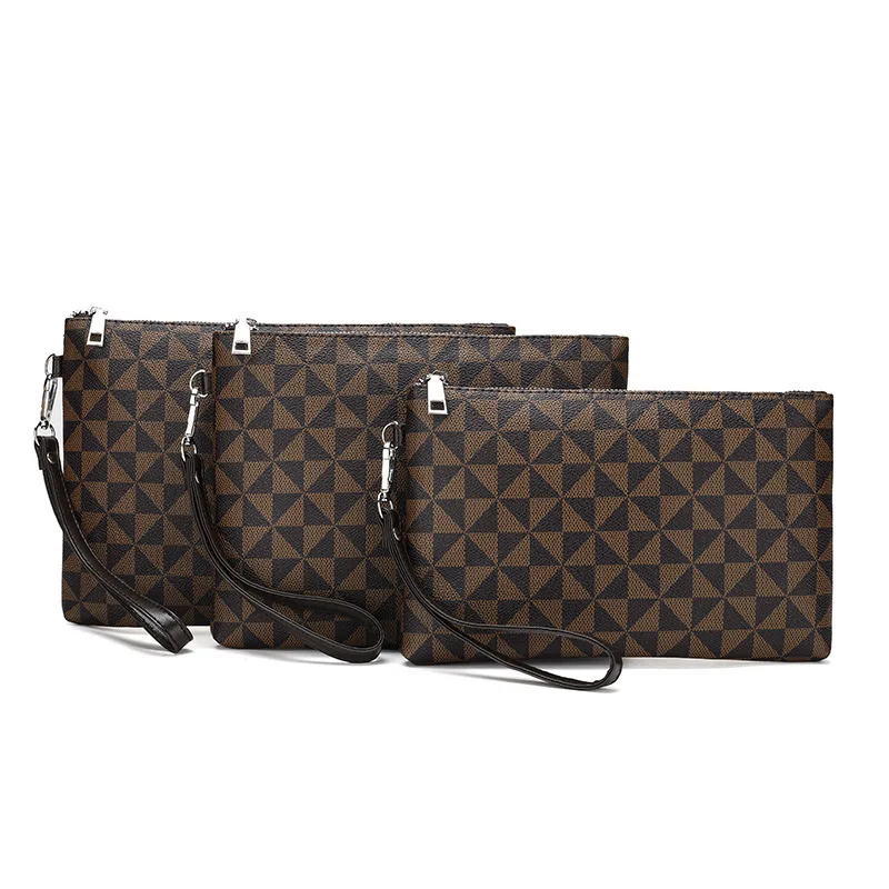 Luxury Design Soft PU Leather Men Clutch Bag Durable Business Men Cardholder Case Fashion Casual Male Money Handbag Day Clutch view 6