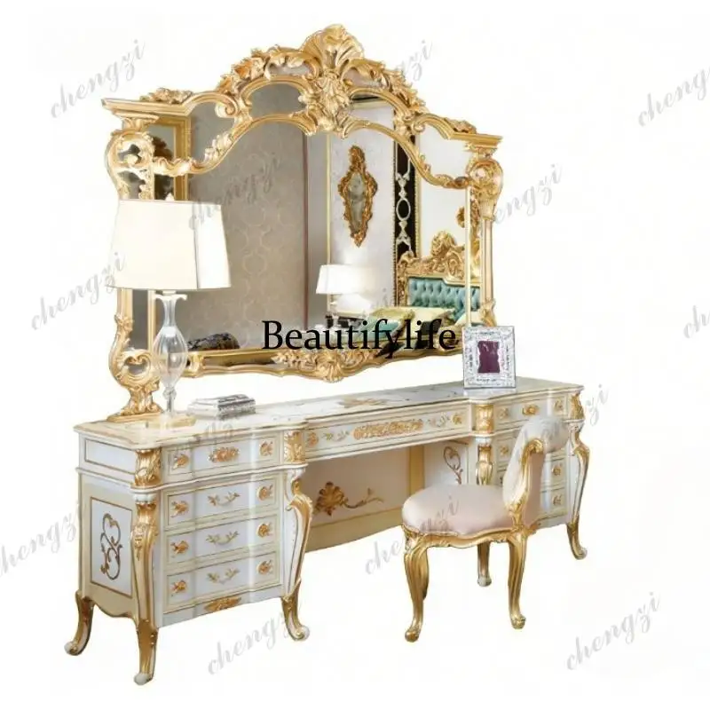 Cheap Drawer Makeup Vanity Desk Decor Storage White Mirror Makeup Vanity Desk Vintage Modern Schminktisch Furniture For Bedrooms