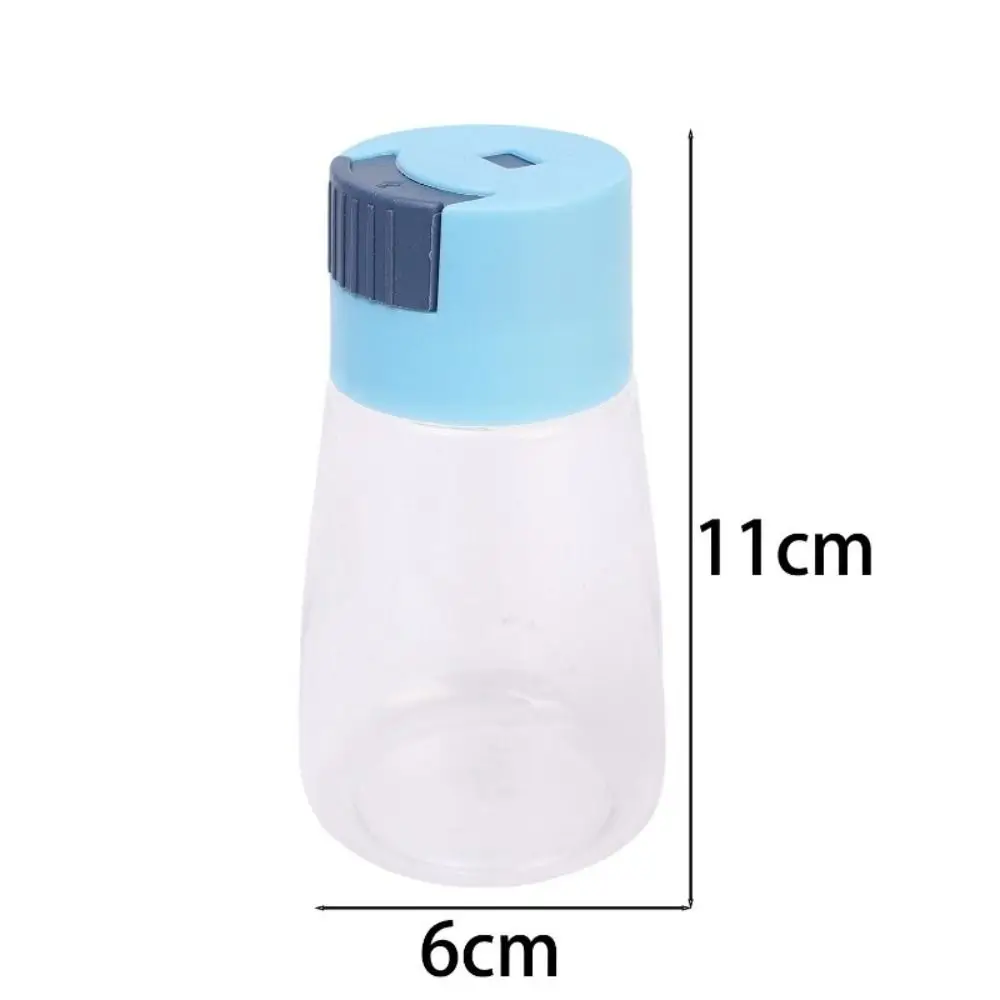 Portable Quantitative Seasoning Bottle Transparent Dustproof Spice Jars Press-type Seasoning Box Kitchen Gadget