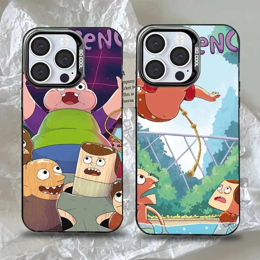 

Funny-C-Clarence-cartoon Phone Case For iPhone 16,15,14,13,12,11,Pro,Max,Plus,Mini,XS,SE Anti Fall Black Matte Hard Bumper