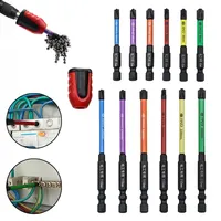 3pc FPH FPZ Special Slotted Cross Screwdriver Bit With Magnetic Ring For Electrician 65/110mm Magnetic Screwdriver Bit Hand Tool