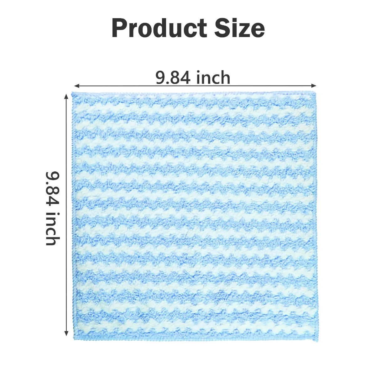 10/20 Counts Kitchen Dish Towels, Super Absorbent Washing Dishes Kitchen Towels, Soft Dish Rags For Drying Dishes Kitchen Cleaning Clothes, Random Color