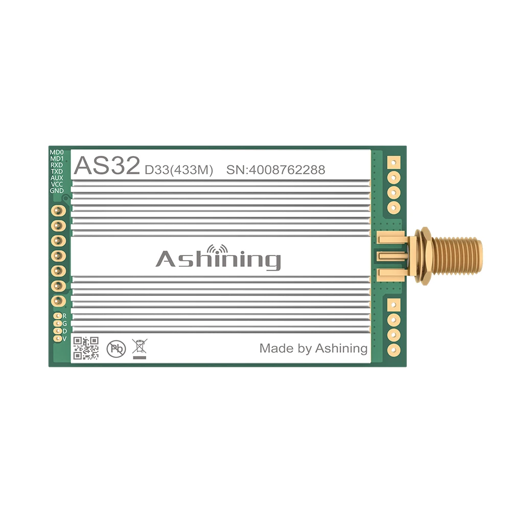 AS32-D33 433 Mhz LoRa 15km Ultra Wide Transceiver Module SX1278 Transmitter Receiver