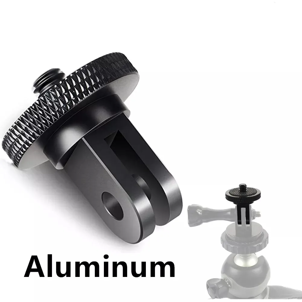 Metalowy adapter do kamery akcji z mocowaniem na statywie 1/4 cala