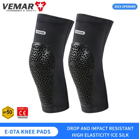 Наколенники И Налокотники VEMAR Для Мотоциклов, Велосипедов, Квадроциклов, MTB, Унисекс, Черные, Дышащие, Быстросохнущие