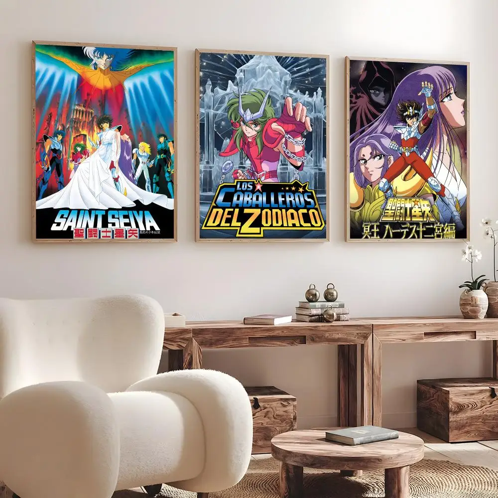 Anime Saint Seiya   Print Wall Art Pictures Canvas Painting Living Room Bedroom Home Decor Poster