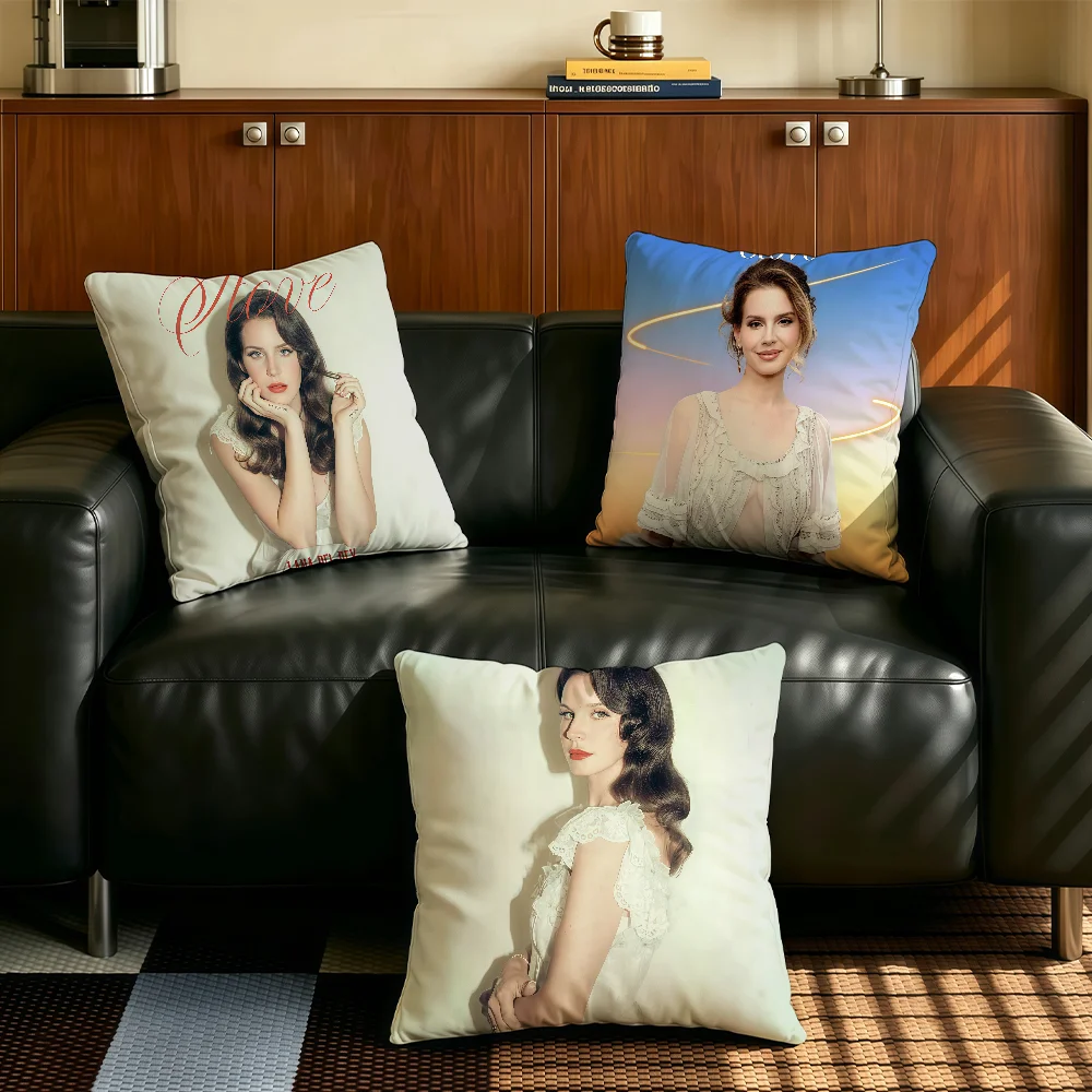 Singer L-Lana Del Rey cushion cover Anti-dustmite Sofa Cushion Decorative Office Cover Lounge Area Indoor & Outdoor Use