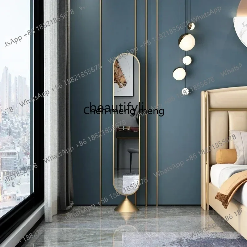 

ss26 CXH Light Luxury Home Mirror Girls' Bedroom Mirror Internet Celebrity Makeup Stereo Full-Length Mirror