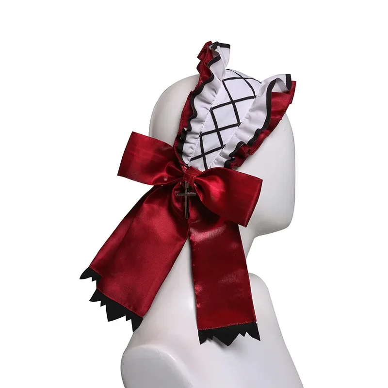 MN1 توكيساكي كورومي تأثيري حلي شعر مستعار أنيمي تاريخ لايف تأثيري المرأة كابوس فستان أسود زي حفلة الهالوين Set8/yG