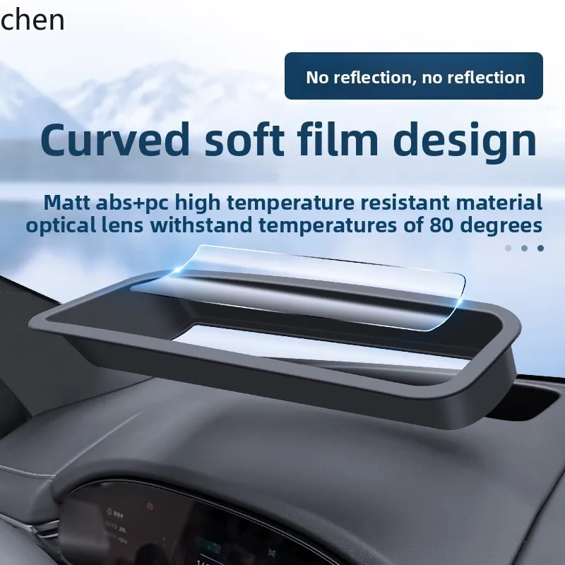 

ZML Display Protective Cover Alpine 9 Instrument Panel HUD Dust Cover Interior Modification Accessories