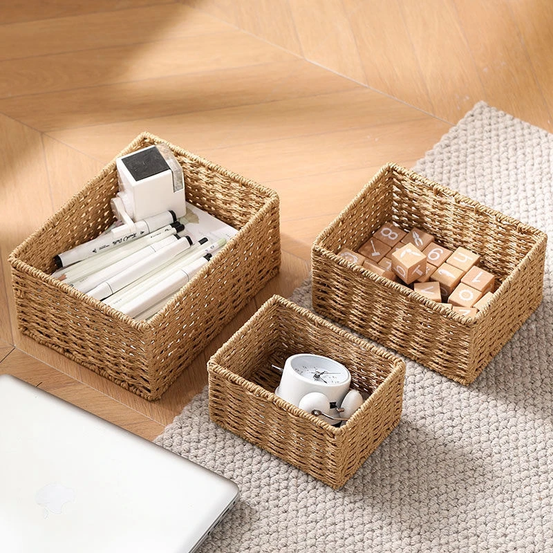 Storage Baskets Office Desk Accessorie Organizers Bedroom Storage Box Kitchen Organizer Home Storage Supplies Room Decor