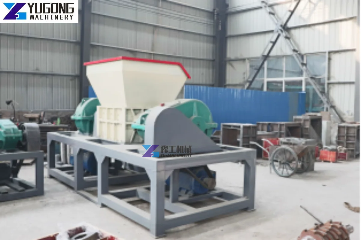 Car Scrap Car Shredding Machines Car Body Crusher Tyre Shredder for Recycling Large Capacity Aluminum Two Shaft Metal Customized