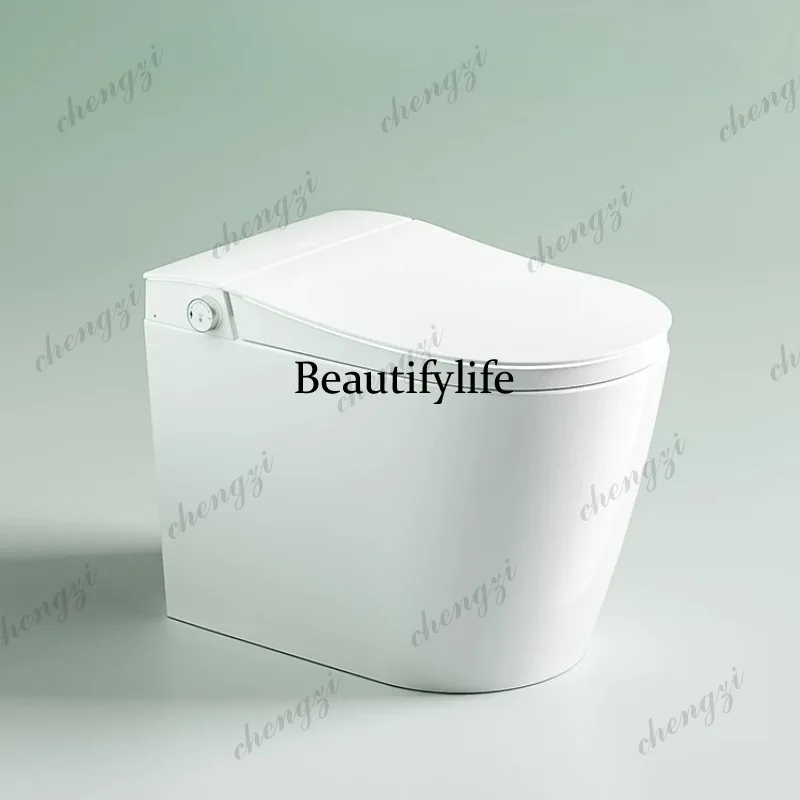 No edge smart toilet small apartment 59CM automatic water tank toilet small size