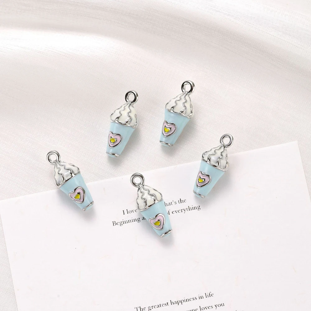 30pcs DIY Mix Alloy Oil-drop Cone Owl Shaped Pendant Jewelry Accessories Bracelet Earrings