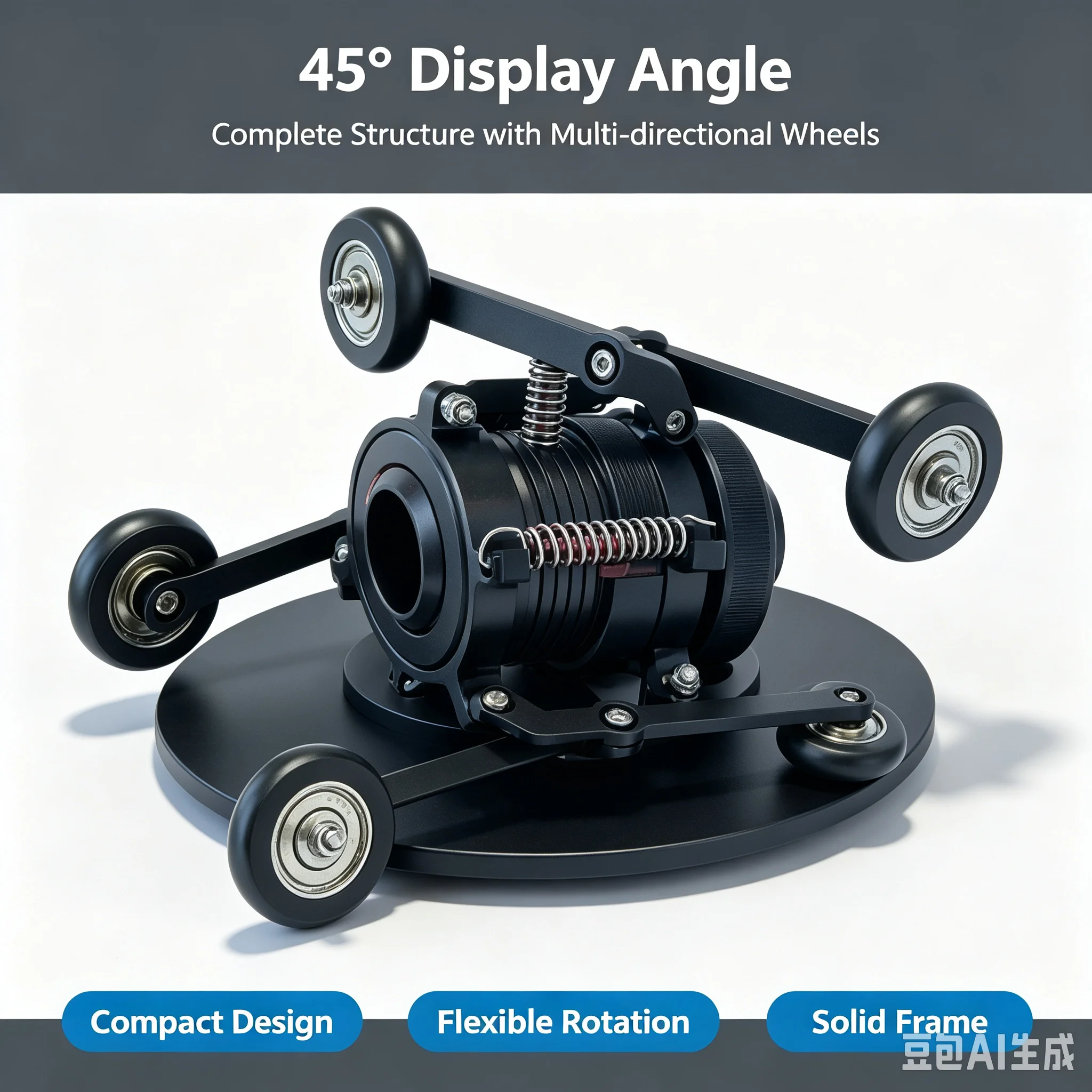 Centering Guide Wheel Kit for Pipeline Inspection Camera, Protective Guide Wheel Set to Stabilize Probe in Drain Sewer Pipe image 6