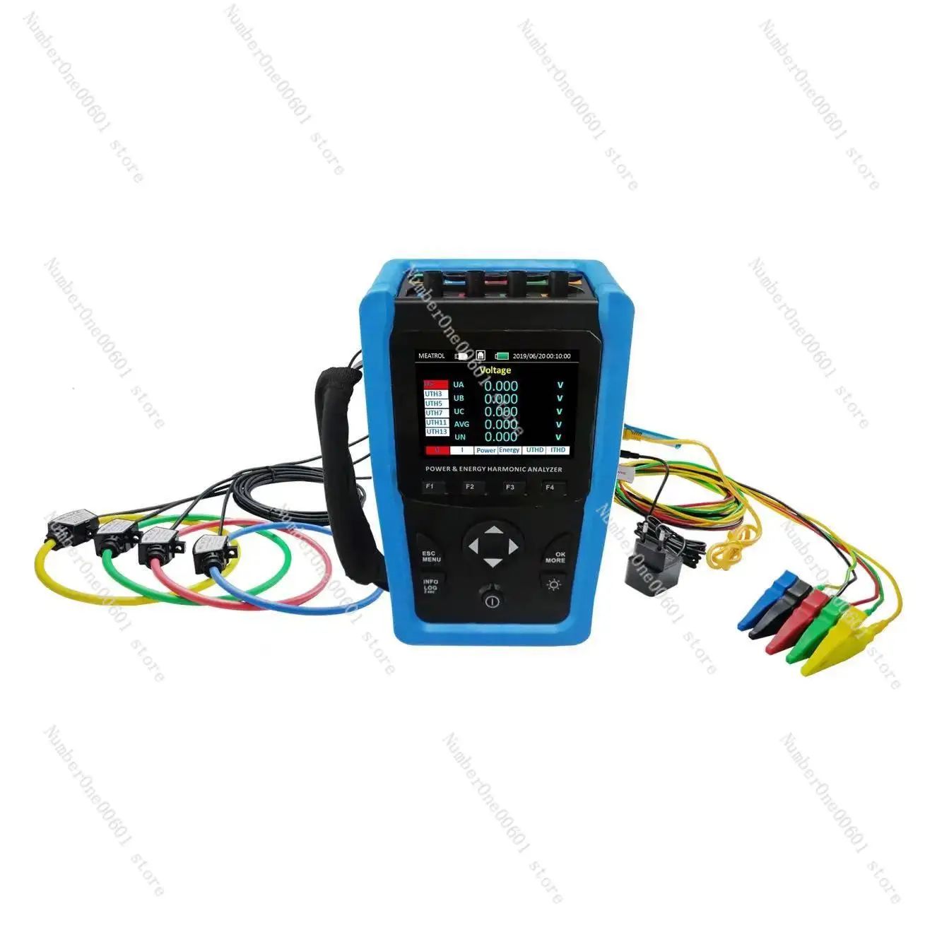 Power Quality Analyzer ME440 Handheld Grid Testing Instrument Voltage Current Power  Three Phase Electricity