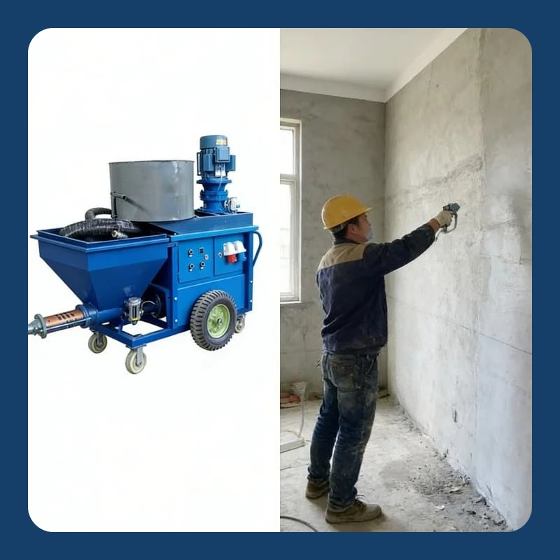 

Efficient Professional Electric Mortar Cement Plaster Machine Spray Pump for Wall Rendering Renovation Work Customized Hot Sale