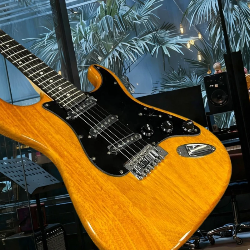 

Gift Christmas 39 inch Wood Color STS Electric Guitar Mahogany Body Rosewood Fingerboard Free Shipping Rock Music