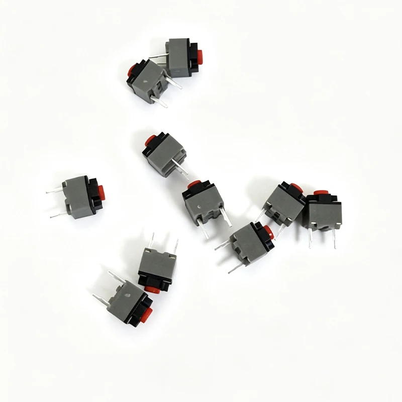 10Pcs 6*6*7.3 Kailh square silent micro switch Mute switch can replace a rectangle micro switch 8 millions lifetime 6X6X7.3mm